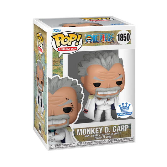 Funko Pop! One Piece Monkey D. Garp 1850 Funko Shop Exclusive + Pop Protector
