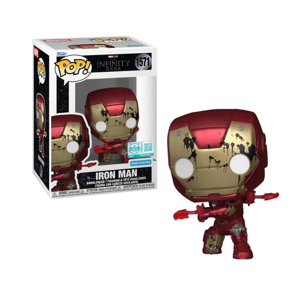 Funko Pop! Marvel The Infinity Saga - Iron Man 1571 Limited Edition 9500 PCS Figure + Pop Protector