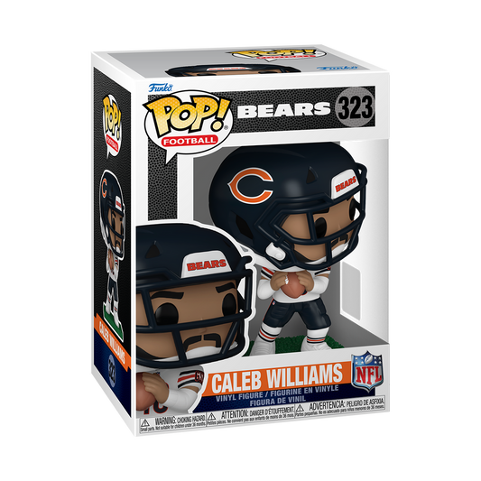 Funko Pop! NFL Bears - Caleb Williams 323 Figure + Pop Protector