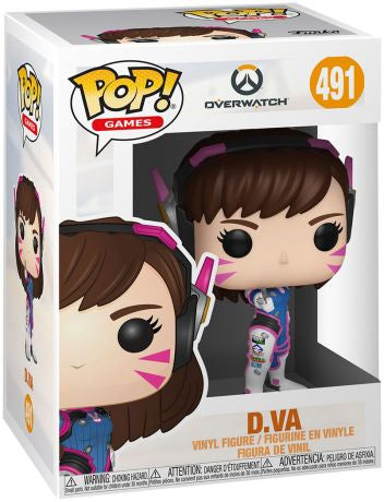 Funko Pop! Overwatch - D.VA 491 (VAULTED) + Free Protector