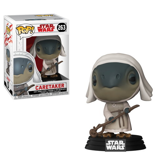 Funko Pop! Star Wars Caretaker 263 + Free Protector (VAULTED)