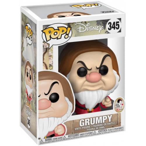Funko Pop! Disney Snow White and the Seven Dwarfs 80 Years Grumpy 345 + Free Protector