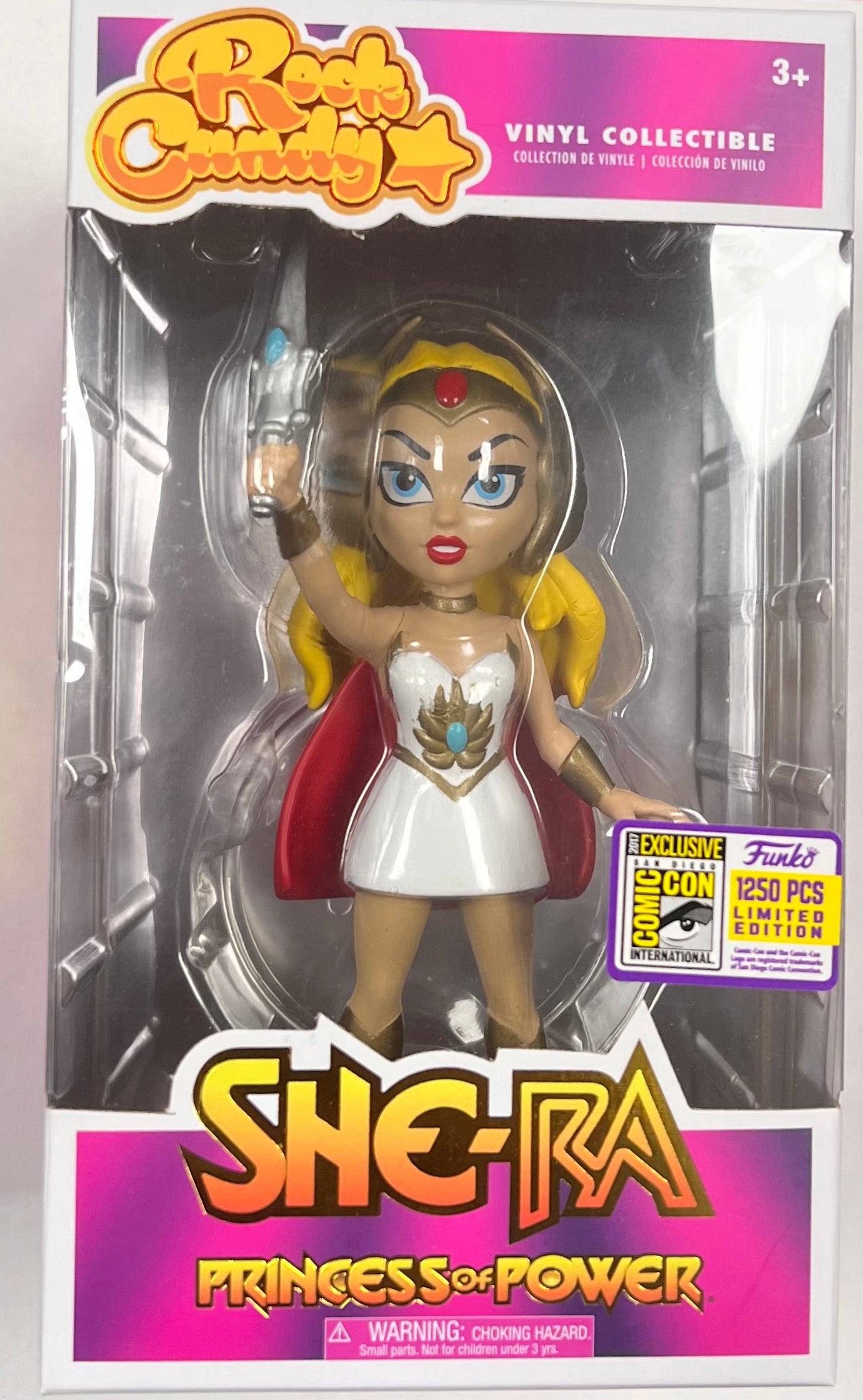 Rock Candy She-Ra Princess of Power Vinyl Collectible Funko 1250 PCS 2017 San Diego Comic Con Exclusive (VAULTED)