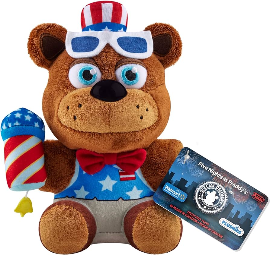 Funko Plushies! Five Nights at Freddy’s (FNAF) Special Delivery Firework Freddy Plushie