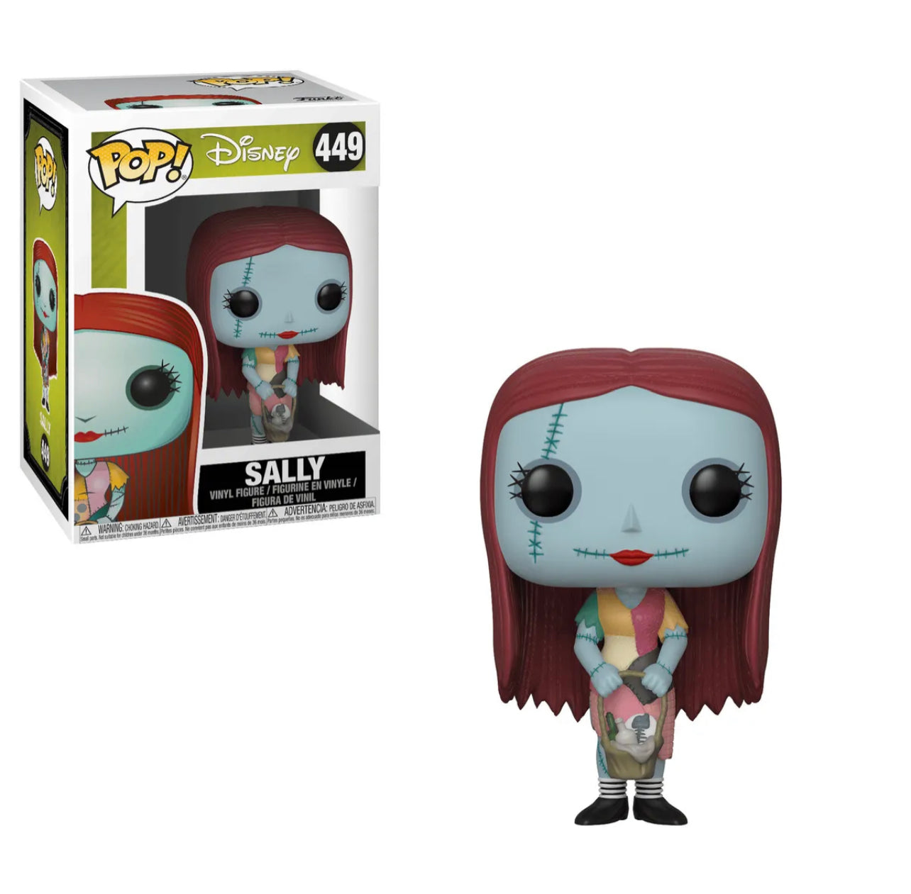 Funko Pop! Disney Tim Burton’s - The Nightmare Before Christmas Sally 449 + Free Protector (box ware)