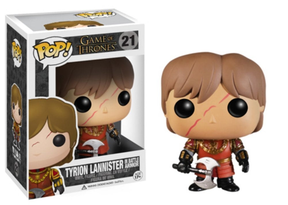 Funko Pop! Game of Thrones Tyrion Lannister in Battle Armor 21 (VAULTED) + Free Protector