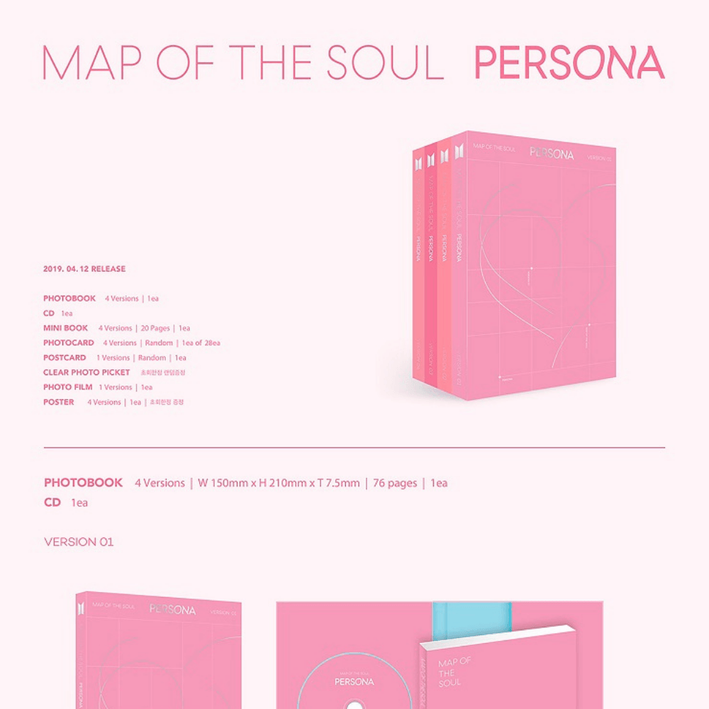 K-pop BTS Map Of The Soul : Persona Version 2 Abum