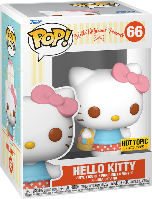 Funko Pop! Sanrio Hello Kitty and Friends - Hello Kitty 66 Hot Topic Exclusive + Free Protector