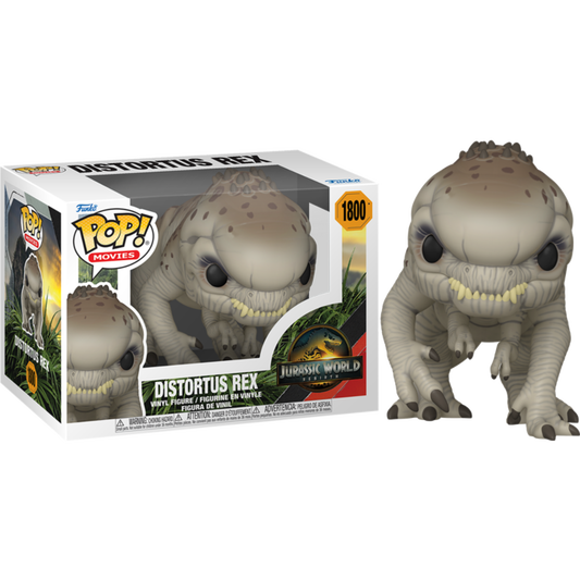 Funko Pop! Jurassic World Rebirth - Distortus Rex 1800 + Pop Protector