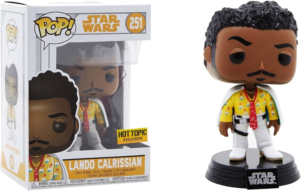 Funko Pop! Star Wars Lando Calrissian 251 Hot Topic Exclusive + Free Protector (VAULTED)