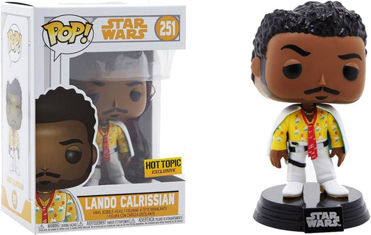 Funko Pop! Star Wars Lando Calrissian 251 Hot Topic Exclusive + Free Protector (VAULTED)