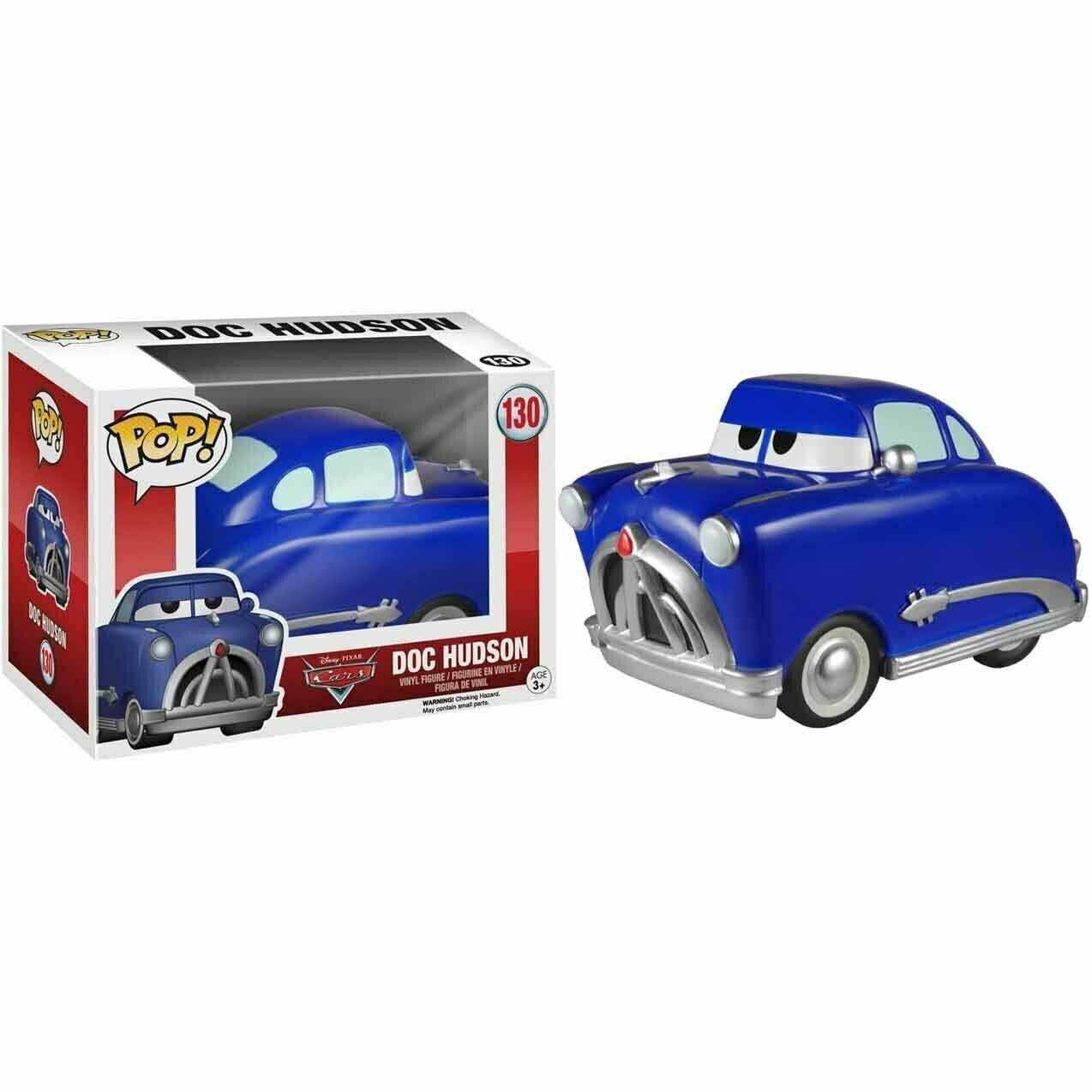 Funko Pop! Disney Pixar Lightning McQueen Cars - Doc Hudson 130 (VAULTED) (sticker stain on window) + Free Protector