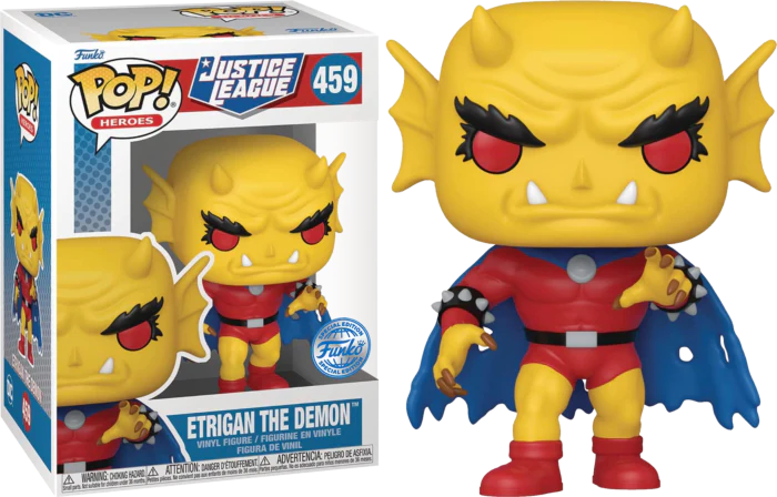 Funko POP! Heroes: Justice League #459 - Etrigan The Demon Special Edition + PROTECTOR!