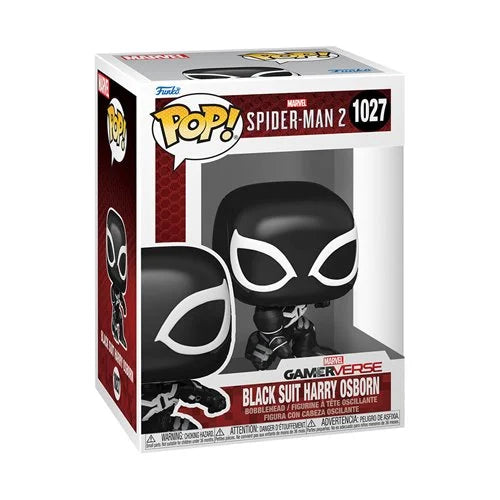 Spider-Man 2 Video Game Black Suit Harry Osborn Funko Pop! Vinyl Figure #1027 + Free Protector