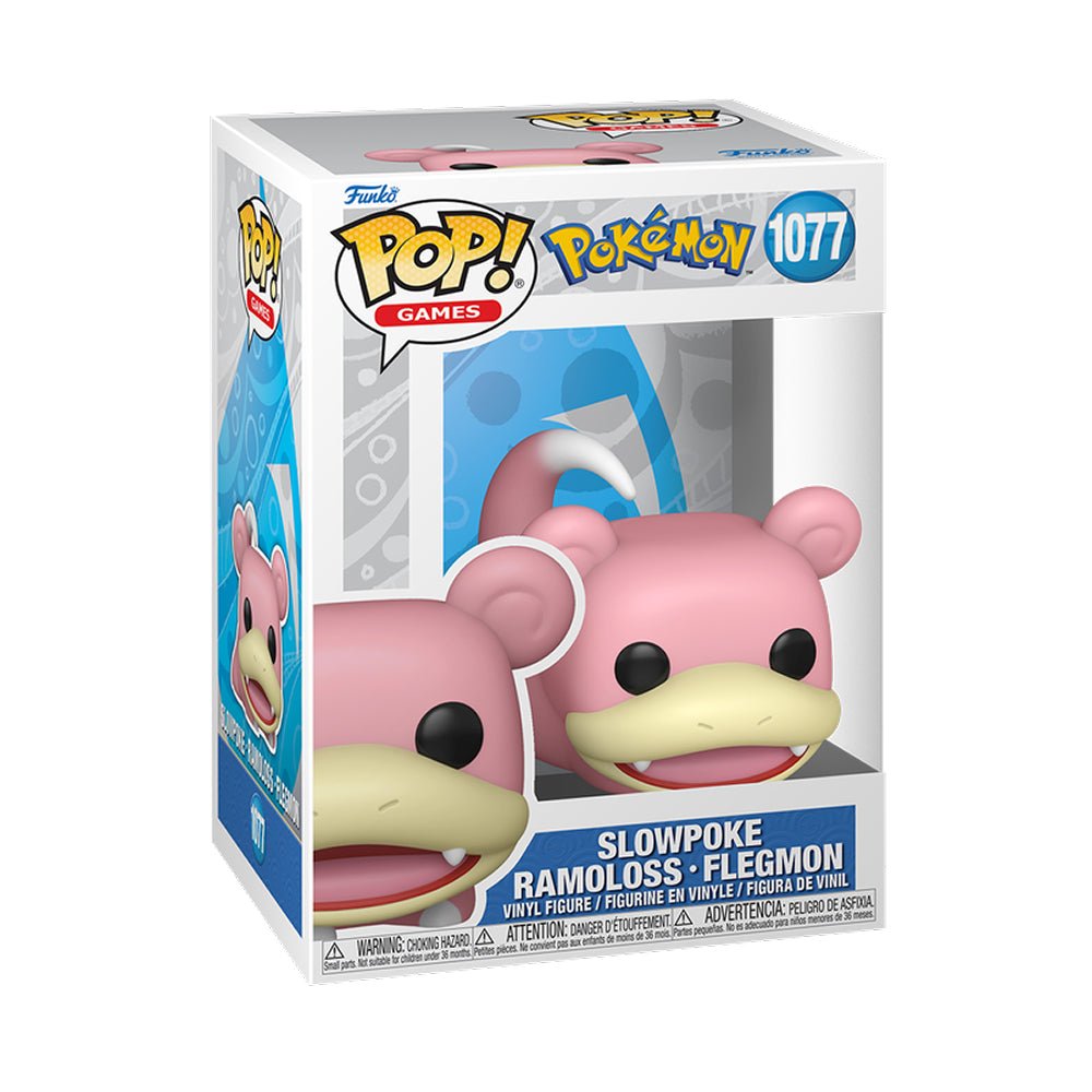 Funko Pop! Pokemon - SlowPoke Ramoloss Flegmon 1077 + Pop Protector