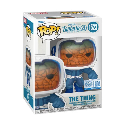 Funko Pop! Marvel The Fantastic 4 First Steps - The Thing 1523 Funko Special Edition Figure + Pop Protector