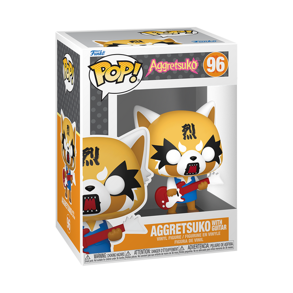 Funko Pop! Aggretsuko with Guitar 96 + Pop Protector