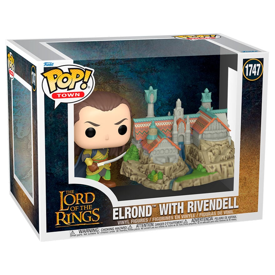 Funko Pop! Town : The Lord of the Rings - Elrond with Rivendell 1747