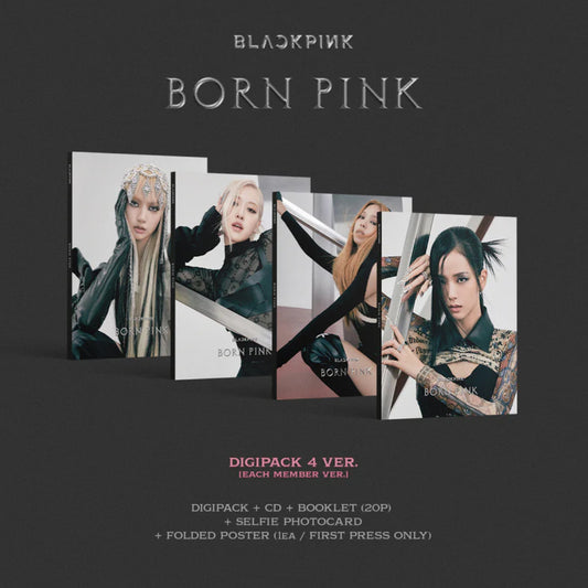 K-POP BLACKPINK - 2ND ALBUM [BORN PINK] DIGIPACK VER. (4 VERSIONS)