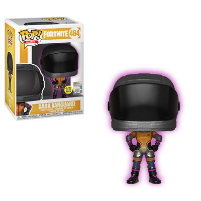 Funko Pop! Fortnite - Dark Vanguard 464 Glows in the Dark + Pop Protector