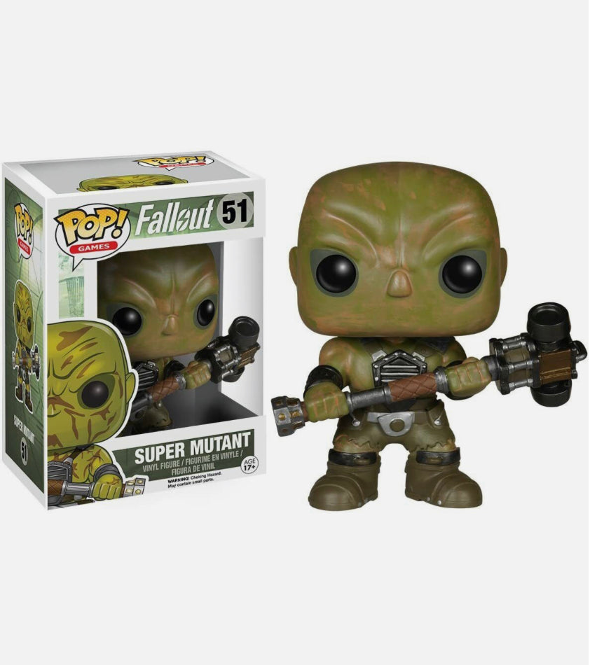 Funko Pop! Fallout - Super Mutant 51 + Free Protector (VAULTED)