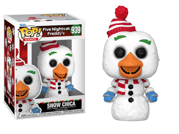 Funko Pop! Five Nights at Freddy’s (FNAF) Snow Chica 939 + Free Protector