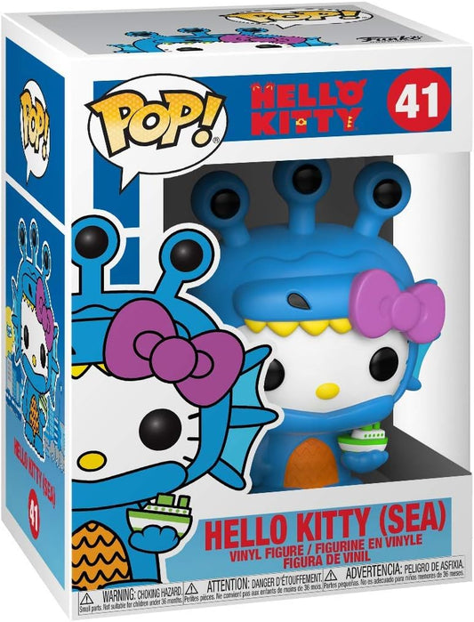 Funko POP! Sanrio: Hello Kitty Kaiju (Sea) Hello Kitty #41 Vinyl Figure Sanrio + PoP Protector