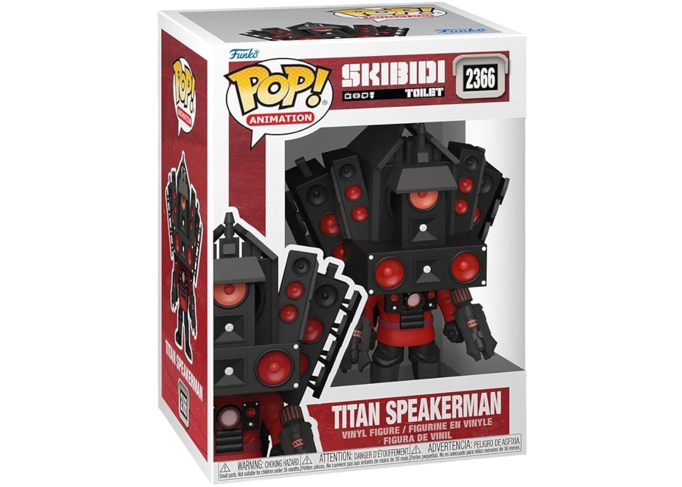 Funko Pop! Skibidi Toilet - Titan Speakerman 2366 Figure + Pop Protector