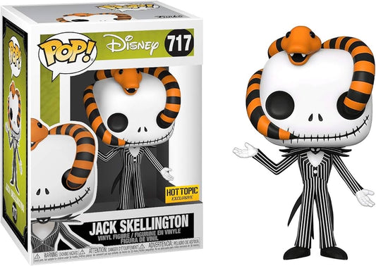 Funko Pop! Disney Tim Burton’s The Nightmare Before Christmas Jack Skellington Hot Topic Exclusive + Free Protector