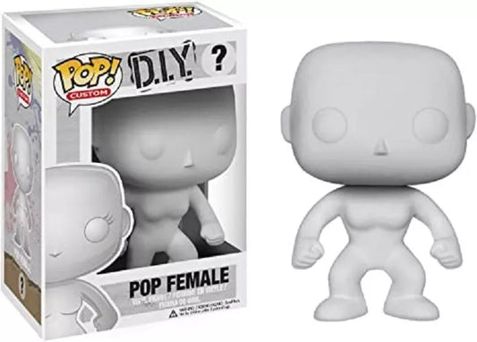 Funko Pop! Custom: DIY Pop Female (box ware) + Free Protector