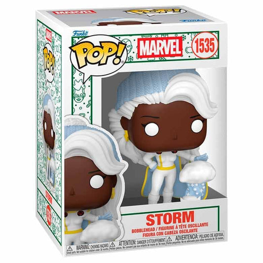 Funko Pop! Marvel X-Men Christmas Holiday Edition Storm 1535 Figure + Pop Protector
