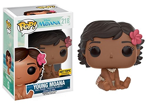 Funko Pop! Disney Moana - Young Moana 218 Hot Topic Exclusive + Free Protector