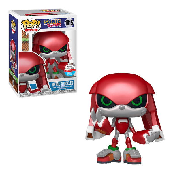 Funko Pop! Sonic The Hedgehog - Metal Knuckles 1015 Toy Tokyo New York 2024 Exclusive + Free Protector