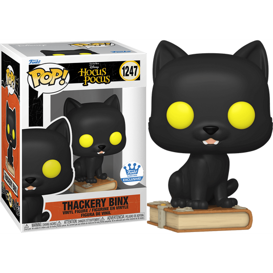 Funko Pop! From the Movie Hocus Pocus Thackery Binx 1247 Funko Exclusive + Free Protector