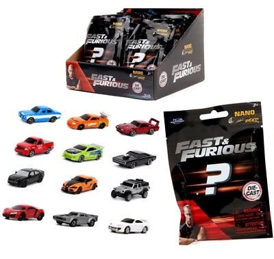 Jada Nano Hollywood Rides Fast & Furious Die-Cast Mystery Blind Bag
 (One Variation Chosen at Random)