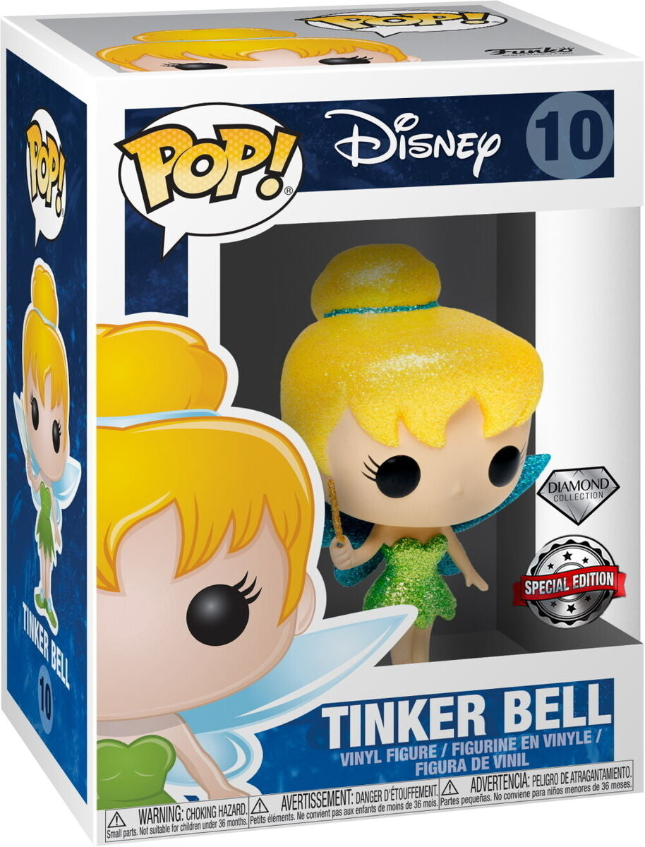 Funko Pop! Disney Tinker Bell 10 Diamond Collection Special Edition + Free Protector
