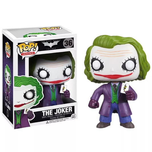 Funko Pop! The Dark Knight Trilogy- The Joker 36 (box ware) + Free Protector