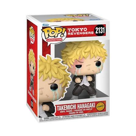 Funko Pop! Tokyo Revengers - Takemichi Hanagaki 2131 CHASE Figure + Pop Protector