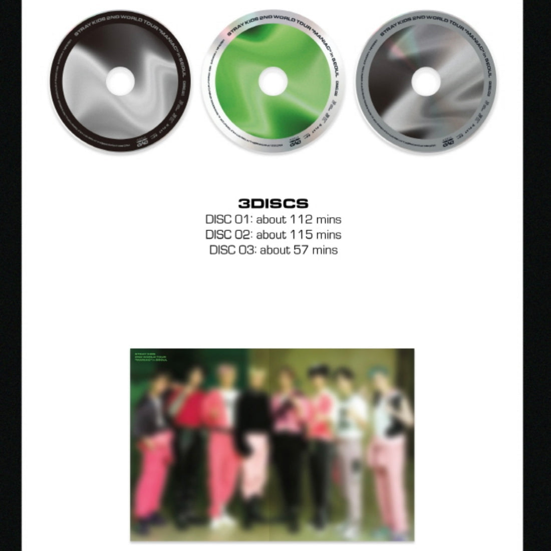 K-POP STRAY KIDS - 2ND WORLD TOUR [MANIAC] IN SEOUL (DVD)