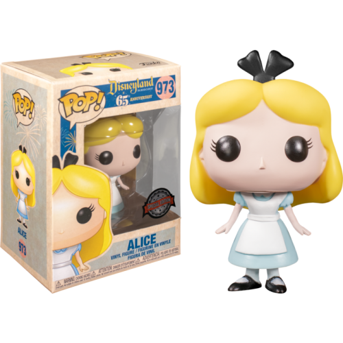 Funko Pop! Disneyland Resort 65th Anniversary Alice 973 Special Edition (VAULTED) + Protector
