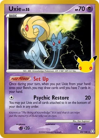 Pokemon TCG! Uxie 2026 30th Celebration #43/146
