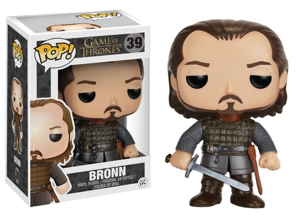 Funko Pop! Game of Thrones Bronn 39 (VAULTED) (slight box ware) + Free Protector