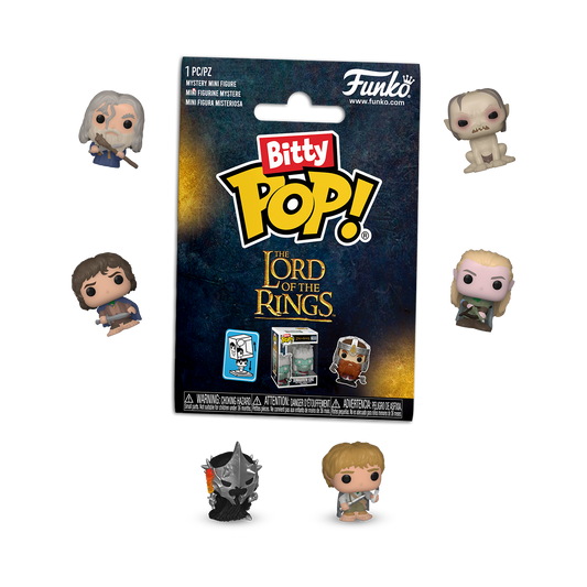 Funko Bitty Pop! The Lord of the Rings Mini Figure Mystery Blind Bag Singles (One Variation Chosen at Random)