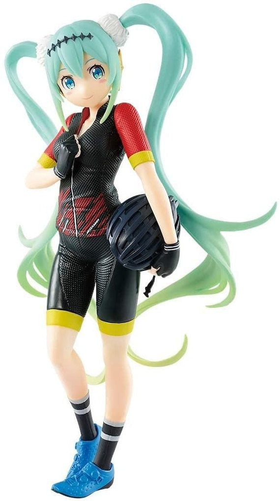 Hatsune Miku Racing Ver. EXQ Statue Figure Racing Miku 2018 TeamUKYO Cheering Ver. *New In Box*