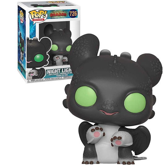 Funko Pop! DreamWorks How To Train Your Dragon The Hidden World Night Lights 726 + Free Protector
