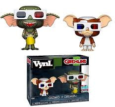 Funko Vynl. GREMLINS GIZMO + GREMLIN wearing 3D Glasses (2 Pack) 2018 Fall Convention Exclusive Figures