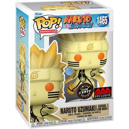 Shippuden Naruto Uzumaki Kurama Link Mode Funko Pop! 1465 AAA Anime Exclusive Chase + Regular Guaranteed