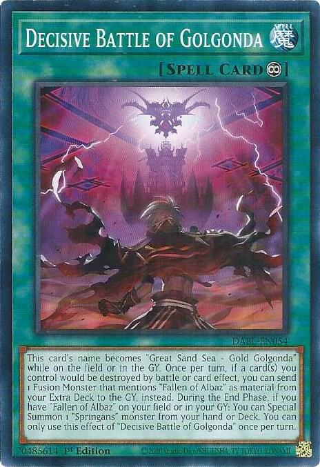 Decisive Battle of Golgonda - Darkwing Blast (DABL)