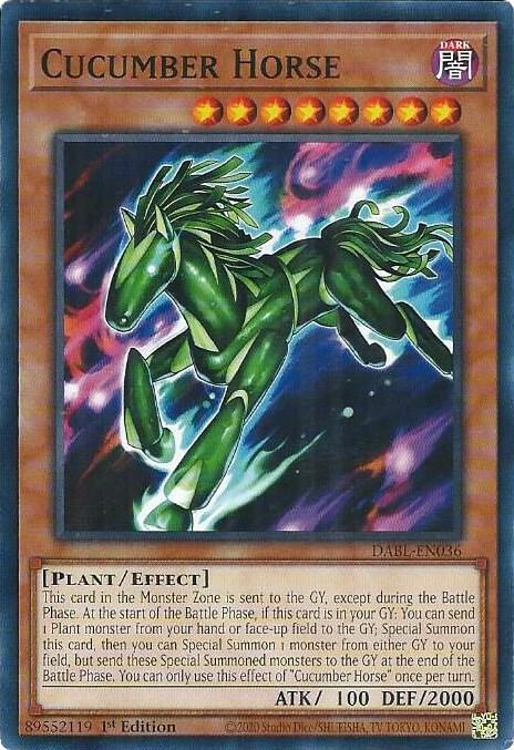 Cucumber Horse - Darkwing Blast (DABL)