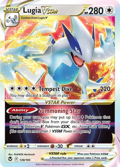 Pokémon TCG! Lugia VSTAR - SWSH12: Silver Tempest (SWSH12) (NM)